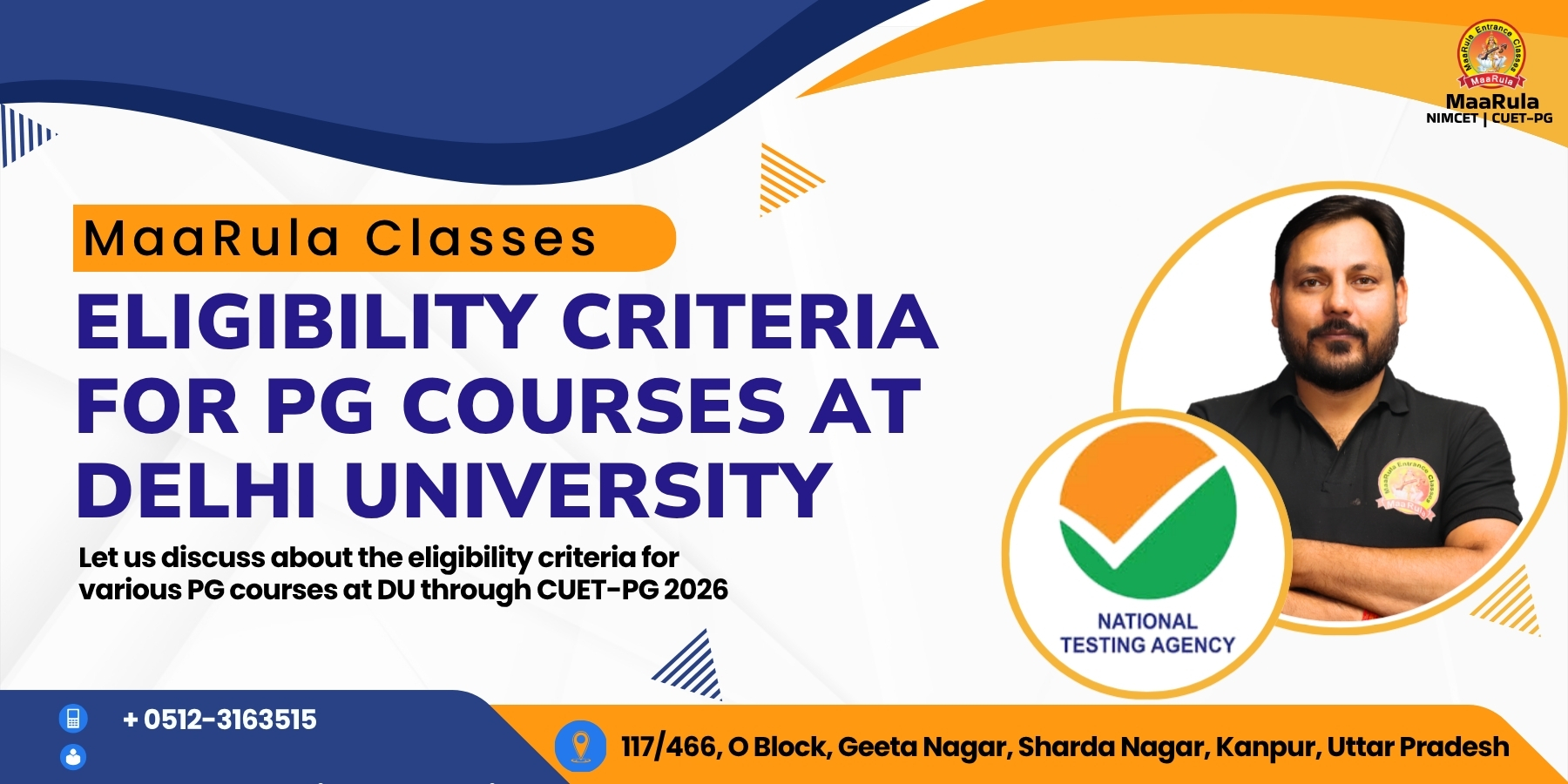 Eligibility Criteria for PG Courses at Delhi University Through CUET-PG