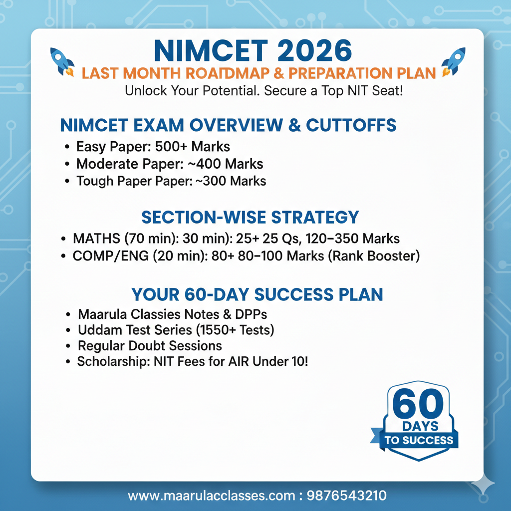 NIMCET 2026: The Ultimate Last-Month Roadmap & Preparation Strategy