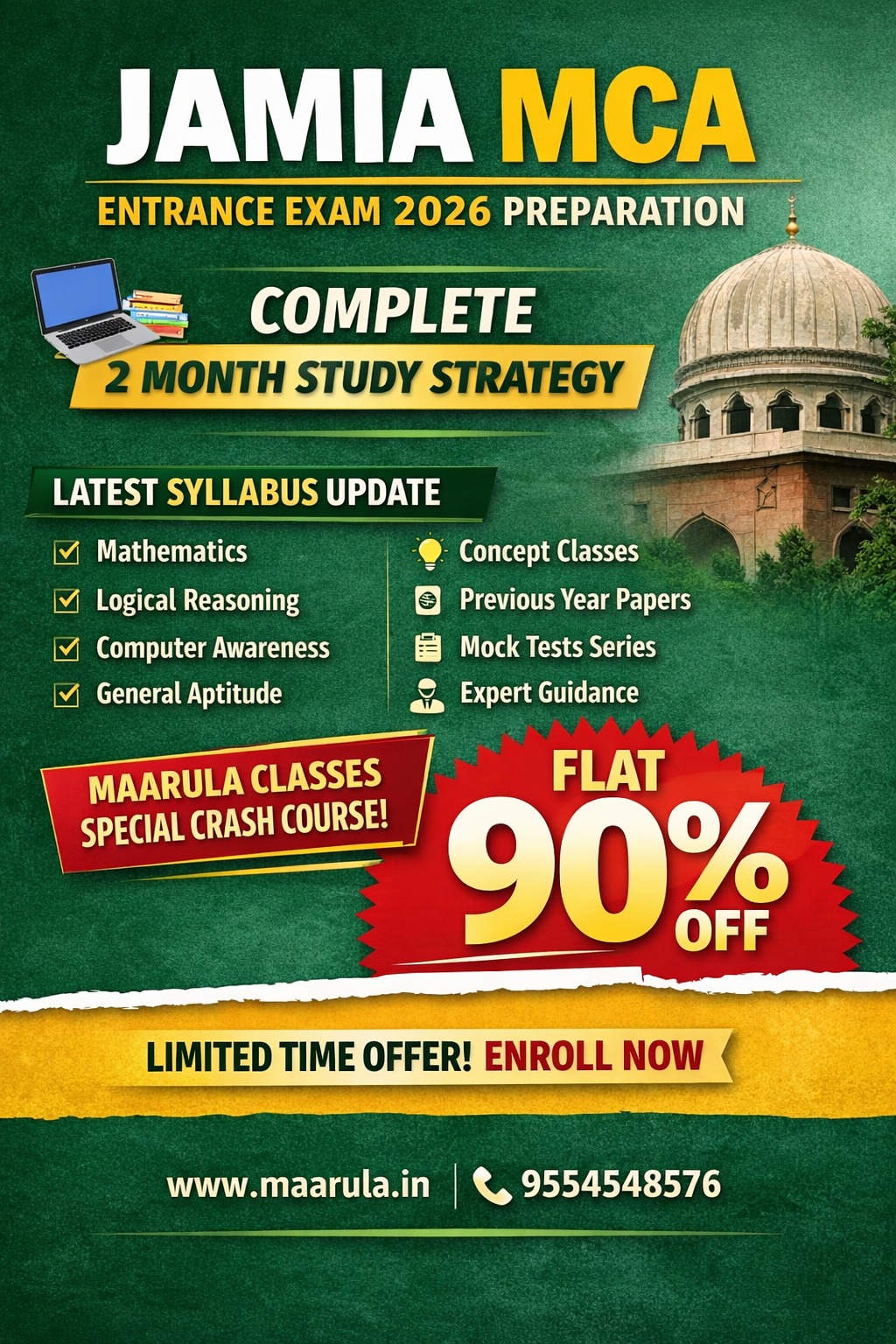 HOW TO PREPARE FOR JAMIA IN TWO MONTHS : COMPLETE PLAN